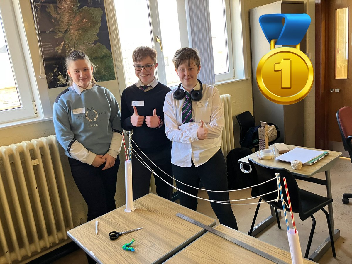 ForresScience's tweet image. Successful electricity towers @SmartSTEMs workshop