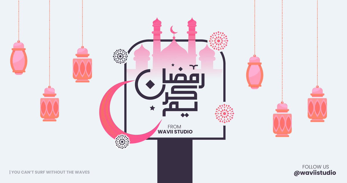 waviistudio's tweet photo. Wavii Studio wishes you a Ramadan Mubarak! 🌙
فريقنا يتمنى لكم رمضان طيب مبارك! 📿 https://t.co/IODUasRDfU