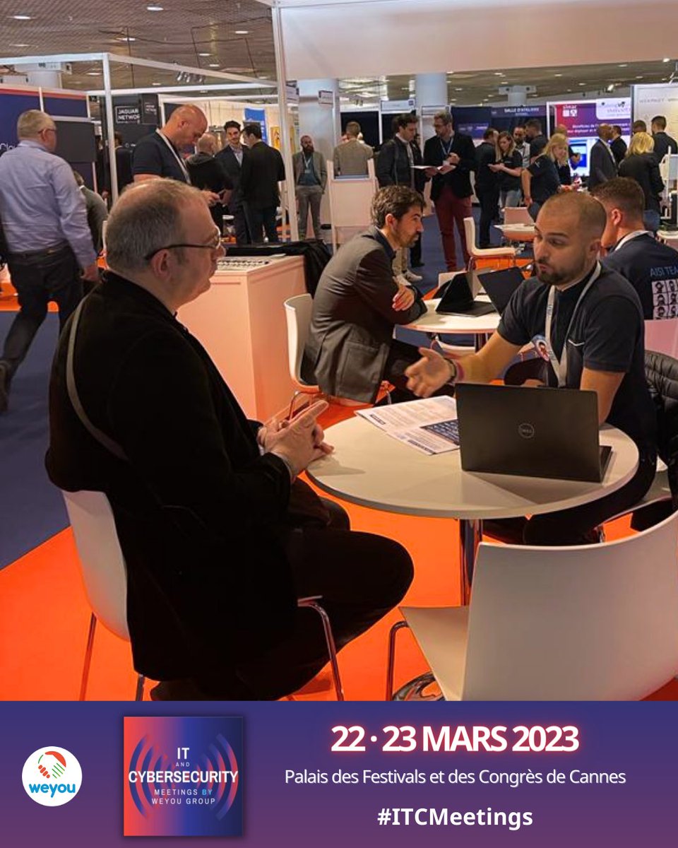2ème jour au salon #ITCMeetings 🤝 Échanges, ateliers, rdv d'affaires, le programme est chargé en solutions ! Plus que quelques heures pour venir rencontrer les prestataires à <a href="/CannesPalais/">Palais des Festivals</a> jusqu’à 18h30.
🏷 Badge d'accès gratuit → lnkd.in/eRiJb3ZK
#salononetoone #cannes