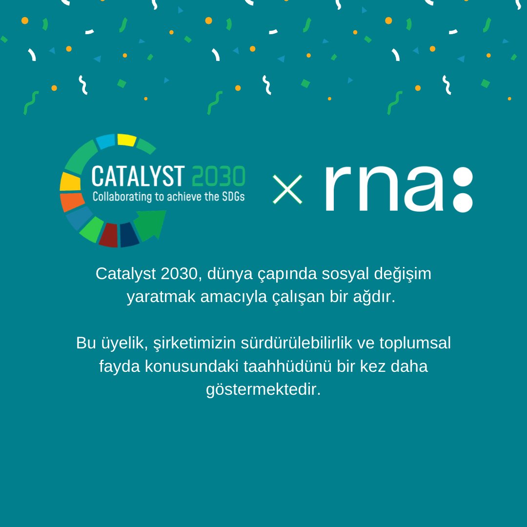 RNA_DY's tweet photo. Bu yüzden, bugün Catalyst 2030'un bir parçası olarak, şirketimizin sadece başarısı değil, aynı zamanda Türkiye'nin sosyal değişim yolculuğunda ilerlemesi için bir adım daha attığımızı hissediyoruz. https://t.co/F1oTrf2YHY