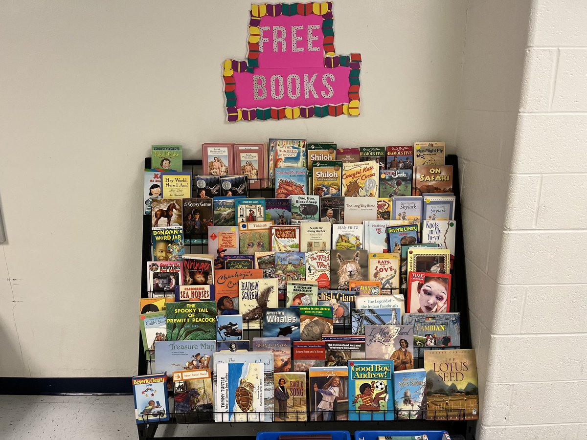 Come on down to Ms. Fitzgerald’s free bookstore!!! <a href="/HFBAllStars/">Hoffman Boston Elementary School</a>