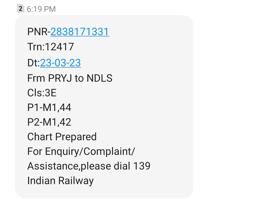 NPratap2006's tweet photo. @IRCTCofficial @RailMinIndia @RailwayNorthern 
Wow #IndianRailway started new services of downgrading passengers confirmed Tickets. Not even seeking  consent or asking for the medical condition of the passenger. My ticket was downgraded and informed to me 2Hr before. Great effort https://t.co/OBbWxPyiw1