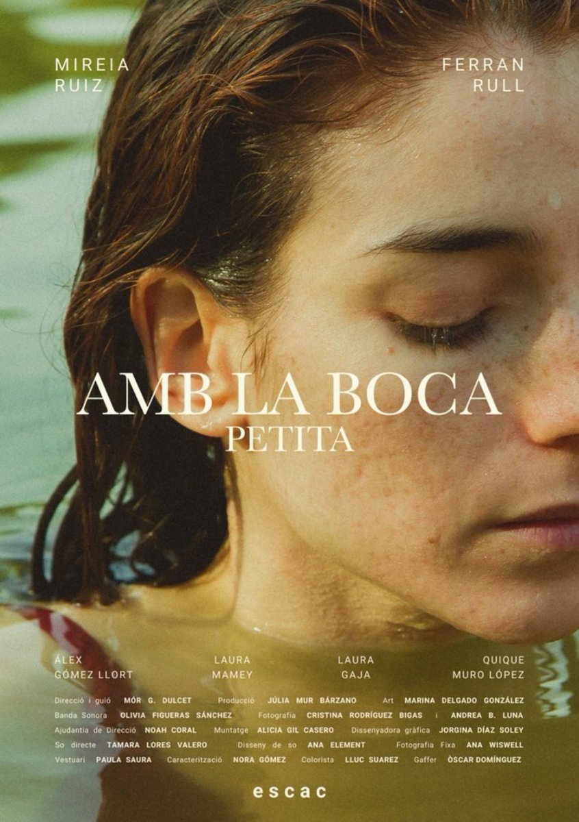 LaCinemoteka's tweet photo. Queremos dar mucha visibilidad al cortometraje y a las mujeres. El sábado hablamos de CURTS EN FEMENÍ y entrevistamos a las autoras de:
- #AmbLaBocaPetita: Mór Dulcet (directora, guionista) y Júlia Mur (productora)
- #UnLlitPledeSang: Irene Obiols (directora, guionista, montaje) https://t.co/sWBGtZ2n6j