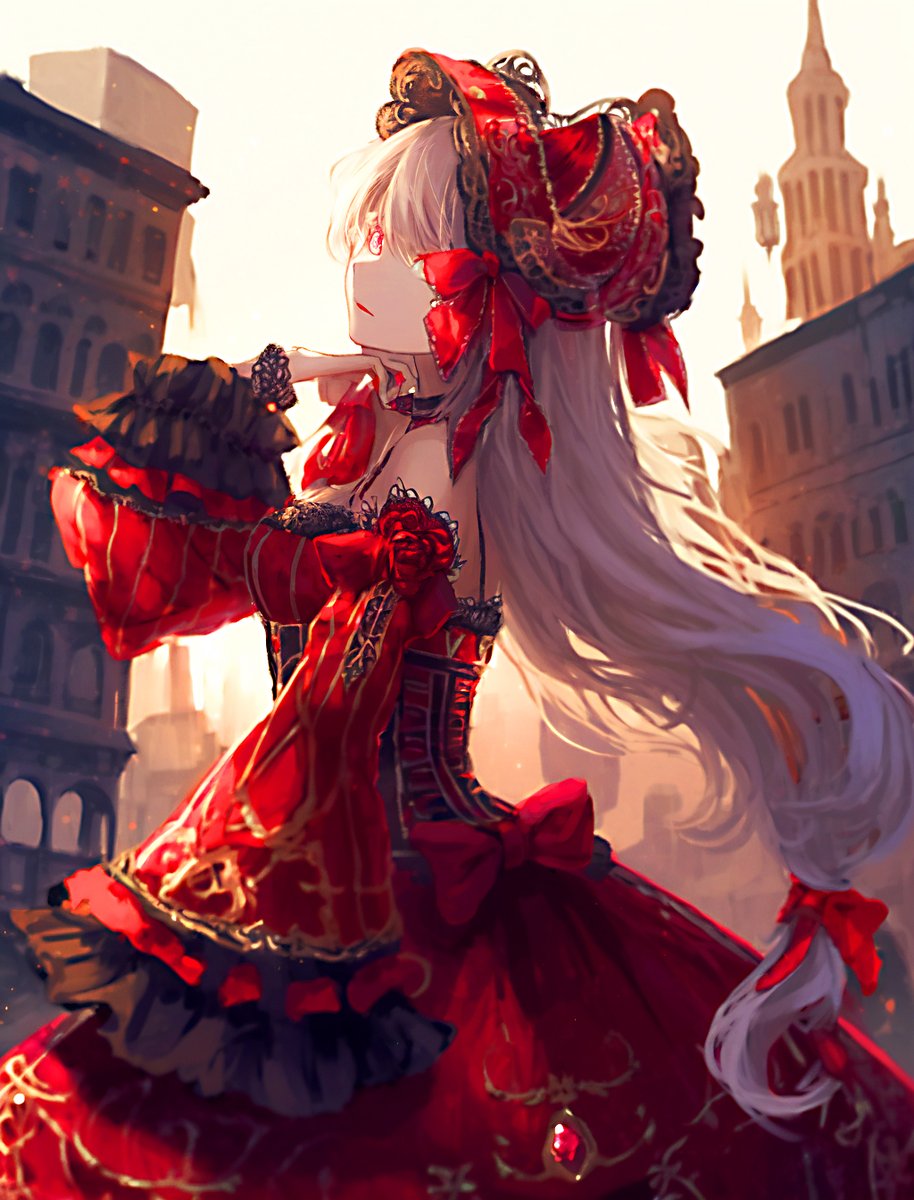人物画 赤いドレスの女性 赤いドレスの女性 by @SentinelArts : r/residentevil