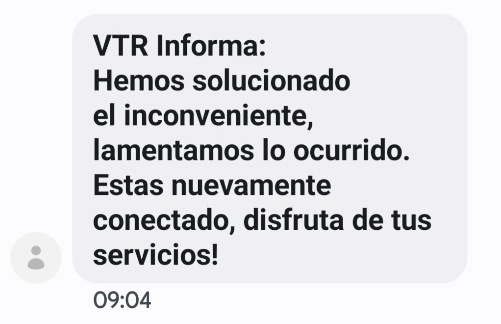 xtan_bsq's tweet photo. @VTRsoporte exijo una explicación, me llega este mensaje que ya estoy conectado, y nada de nada, llamo y me dicen que todavía estoy con problemas. Pónganse de acuerdo https://t.co/2lLoJZsiGB