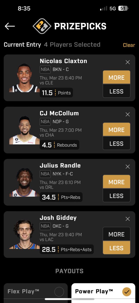 _MarkTho's tweet photo. #prizepicknba #GamblingTwitter #PropBets #UnderdogFantasy #PrizePicks #NBAPicks https://t.co/Uom8Tnrq3G