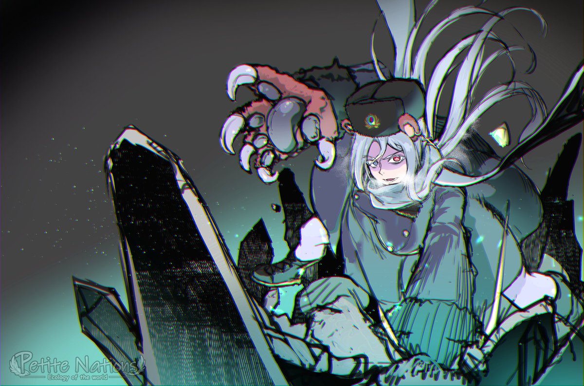 「FANBOXにイワンちゃんの制作裏話と国の簡易的な概要を書きましょう。Twitt」|龍トウのイラスト