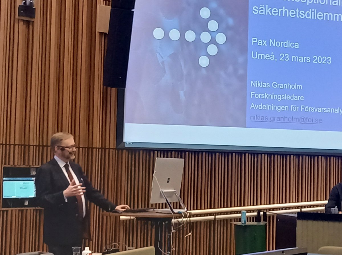 TorgnyForss's tweet photo. Efter en kort paus återupptar vi #PaxNordica #Affsem med @FOIresearch @niklas_granholm https://t.co/eMbHc9kIja