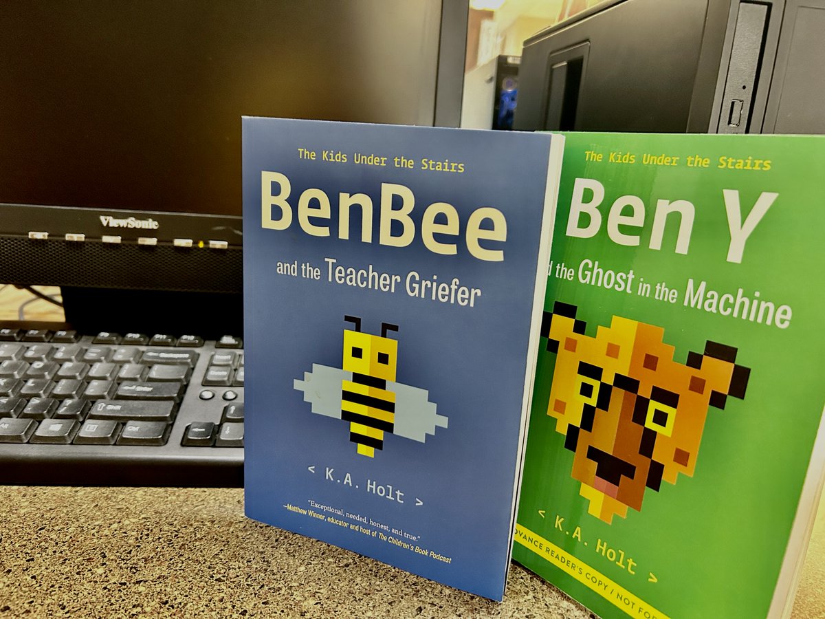 #MiddleGrade #BookReviews BENBEE AND THE TEACHER GRIEFER and BEN Y AND THE GHOST IN THE MACHINE by @karianneholt @ChronicleKids sincerelystacie.com/2023/03/middle… #novelinverse #middlegrademarch #reluctantreaders #booksforkids #seriesforkids #BookBoost #BookBuzz #bookrecommendationsons