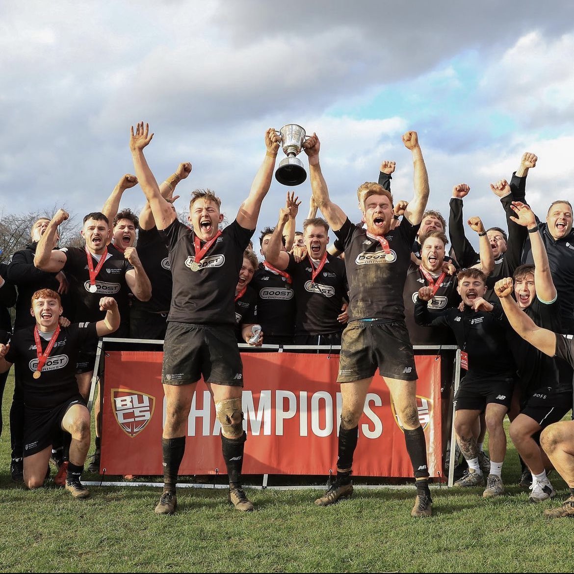 University RL (@universityrl) on Twitter photo 🏆Introducing the BUCS 2023 Cup winners🏆
<a href="/UCLanRL/">UCLan Rugby League</a> winning the trophy 28-24
<a href="/NorthumbriaRL/">Northumbria University Rugby League Club</a> winning the championship 14-10
Massive congratulations to all 4 finalist teams! Yesterday’s games showcased some incredible rugby league 🏉 you can rewatch all of the action on BUCS TV 📺 🏆Introducing the BUCS 2023 Cup winners🏆
<a href="/UCLanRL/">UCLan Rugby League</a> winning the trophy 28-24
<a href="/NorthumbriaRL/">Northumbria University Rugby League Club</a> winning the championship 14-10
Massive congratulations to all 4 finalist teams! Yesterday’s games showcased some incredible rugby league 🏉 you can rewatch all of the action on BUCS TV 📺
