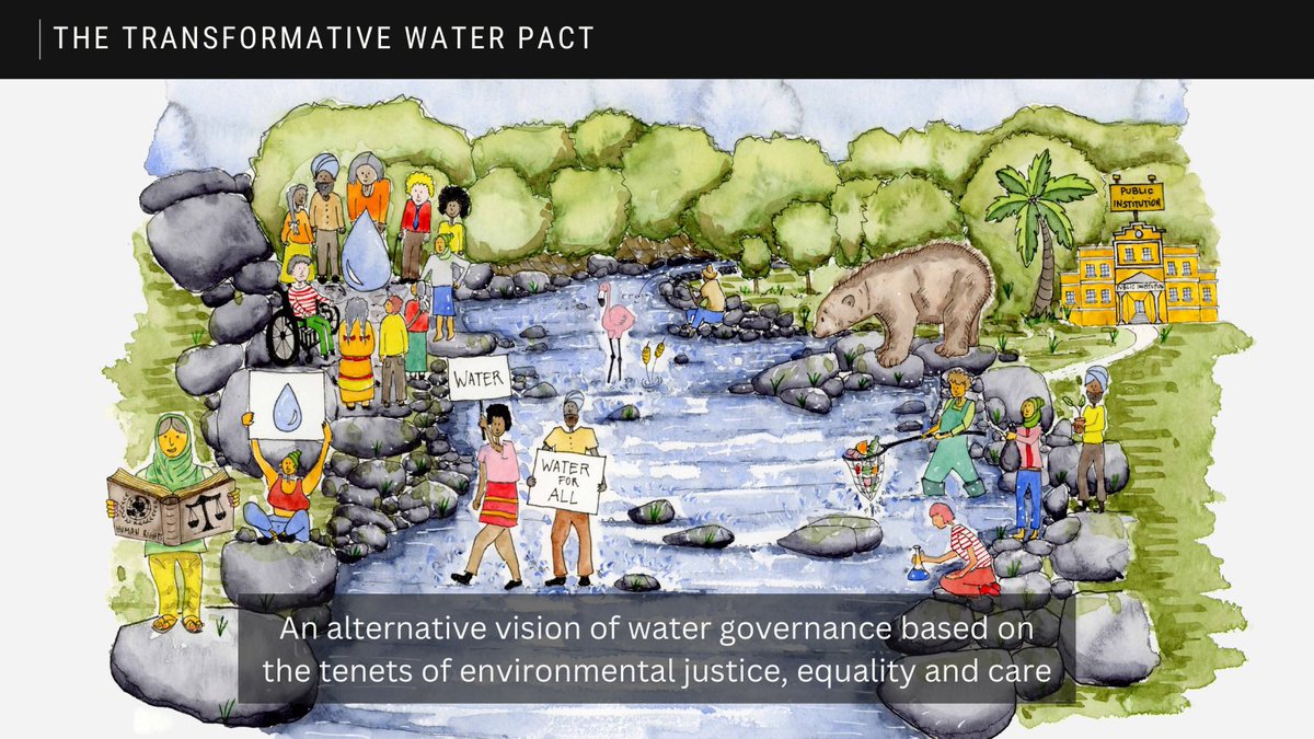 prochilodus's tweet photo. We launched the #TransformativeWaterPact this week at the #UN2023WaterConference The TWP proposes an alternative vision of water governance based on the tenets of environmental justice, equality and care. Check it out! https://t.co/j1OTpdimrF #WaterAction @UN_Water @both_ends https://t.co/4IB1FDffhS
