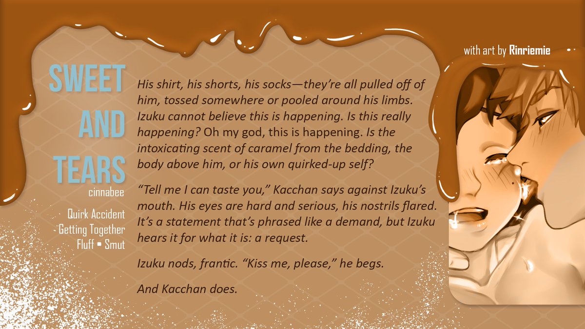 this has been baking for a while, but it's hot out of the oven on ao3 now for your enjoyment! it's one of my fics from Popsicle Zine and it's got sugar and spice and everything nice (🔗⬇️)