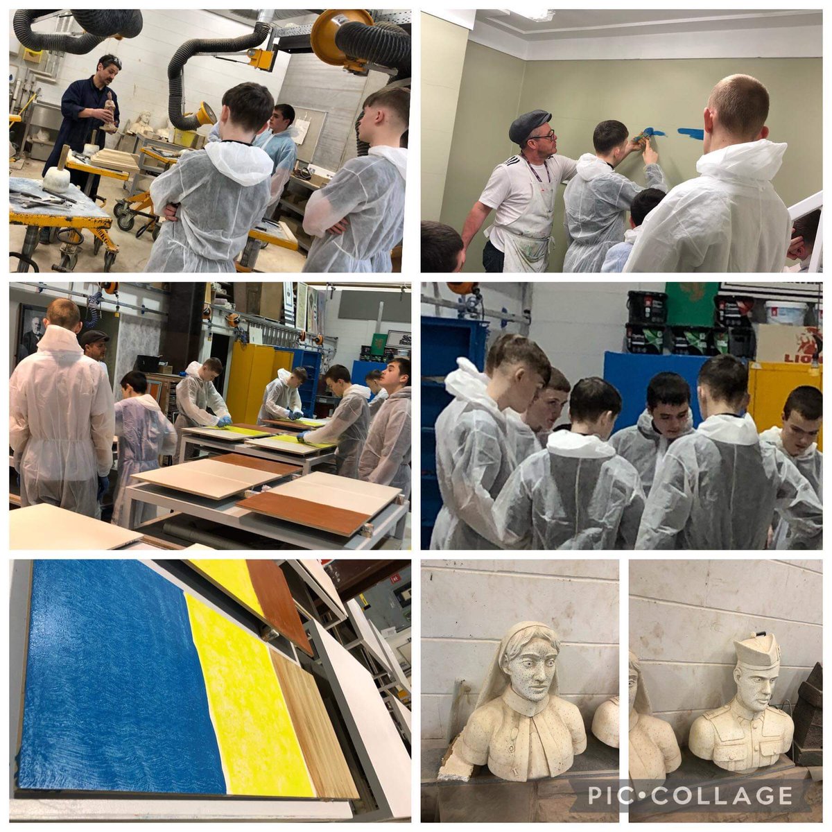Huge thank you to <a href="/CofGCollege/">City of Glasgow College</a> for having our S3 and S4 pupils taking part in an amazing traditional trades taster session funded by <a href="/GlasgowHeritage/">Glasgow City Heritage Trust</a> the group enjoyed their hands in experience and helped them think of their future pathways #DYWGlasgow <a href="/castlemilk_high/">castlemilk_high</a>
