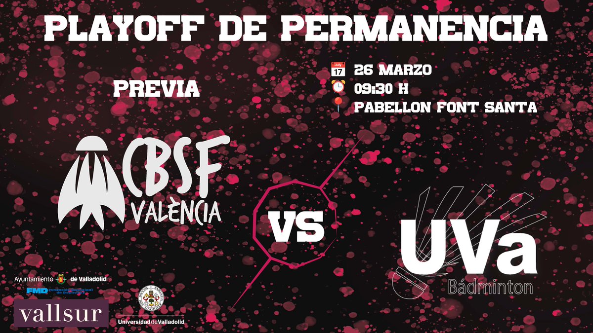 uva_bad's tweet photo. La UVa se juega seguir en División de Honor en el Play off de Permanencia.

Los vallisoletanos viajarán con las espadas en todo lo alto a Valencia para disputar el último encuentro de División de Honor de la temporada. https://t.co/bLIwCRDki1