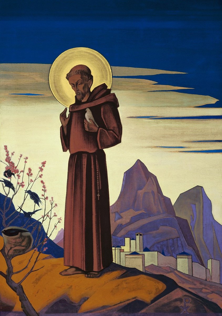 'St. Francis'.
#NicholasRoerich 1931