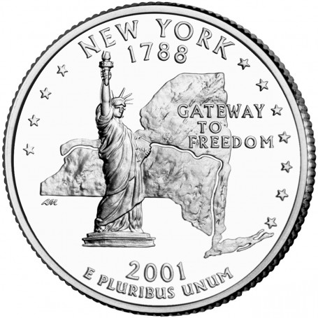 The_Coin_Shop's tweet photo. Take a look at this 2001-P New York State Quarter
Only : $2.50
StatehoodQuarters #StateQuarterProgram #statequarters
https://t.co/Pda1yWEOMo https://t.co/Jsg9vAmdA4
