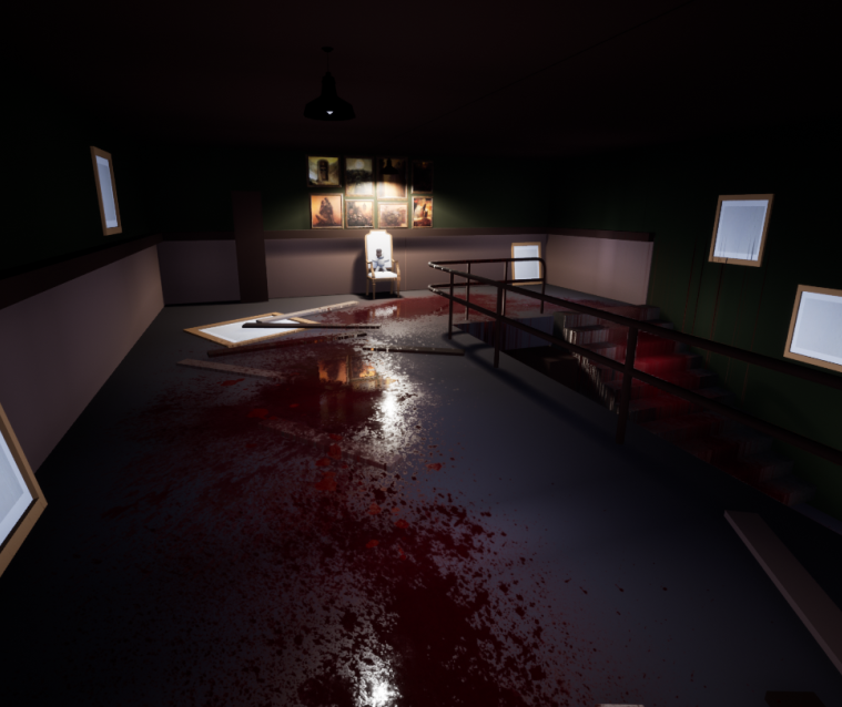CaidianCard's tweet photo. Here are some pictures of my first project, ''THE DOOR''. I wanted to post something since I haven't been active #UnrealEngine5 #leveldesign #horror https://t.co/BqycCXUXat