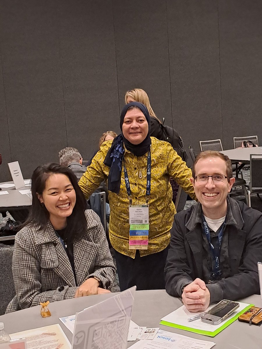 TESOLMWIS's tweet photo. (2) #TESOL2023 #MWIS Team at TESOL International Association #Fair  (Day 2). A special event where we networked with members interested in joining the #materials_development world. Plz join and follow us on Facebook and Twitter and other platforms for announcements and updates. https://t.co/7lWZHCgaC1