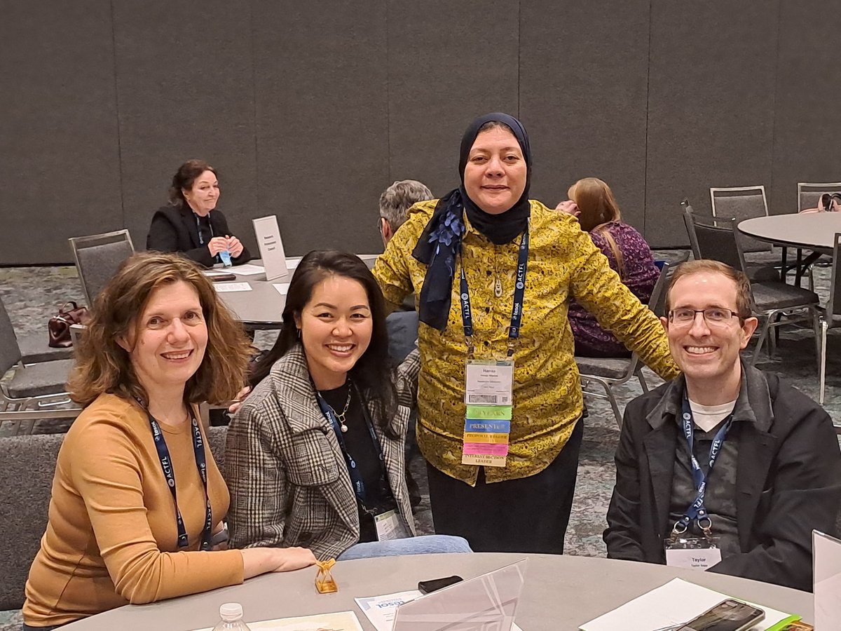 (2) #TESOL2023 #MWIS Team at TESOL International Association #Fair  (Day 2). A special event where we networked with members interested in joining the #materials_development world. Plz join and follow us on Facebook and Twitter and other platforms for announcements and updates.