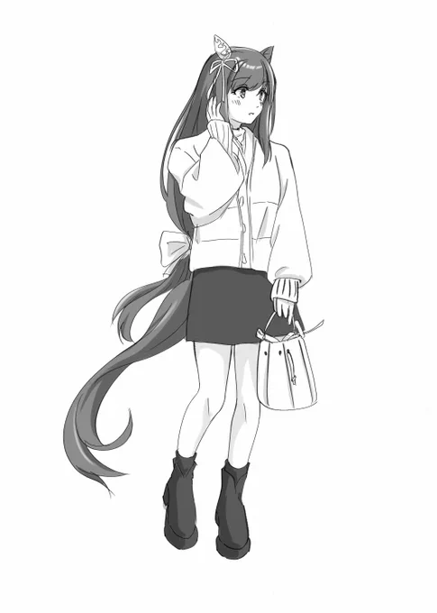 私服シリーズ…ん?一人私服というか普段着じゃない人がいる… 