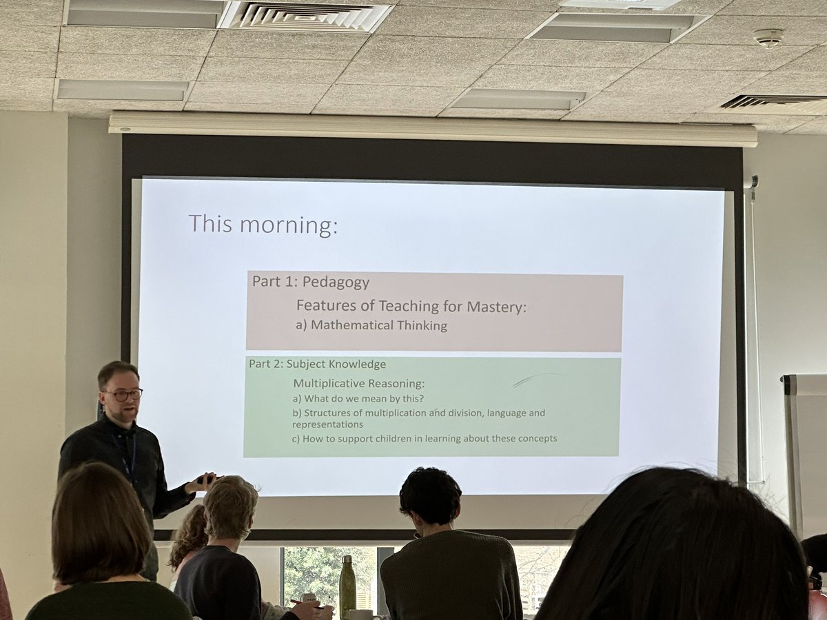 LETTA_Training's tweet photo. Our 5-11 are looking at mathematical thinking and multiplicative reasons with Max Lawson (AHT, Stebon) @LETTA_Trust @stebon_primary #letta #traineeteacher #maths #mathsmastery #stebon #reasoning #futureteachers https://t.co/UjePYmZgNQ