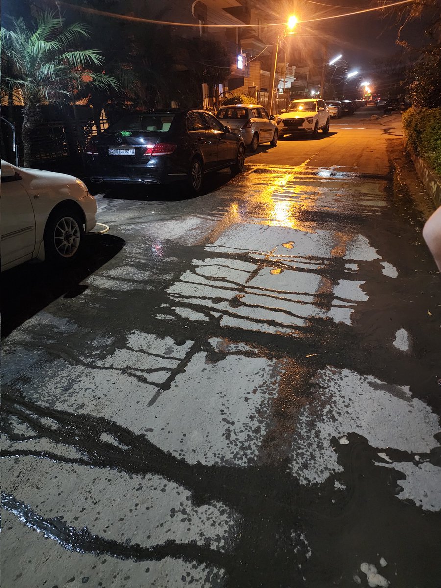 RIBHUBANSAL's tweet photo. @MC_Panchkula @cmohry @JaiKaushik13 sector 15 Panchkula wastage of water plus massive damage  to our roads... https://t.co/EvJYorlNWA