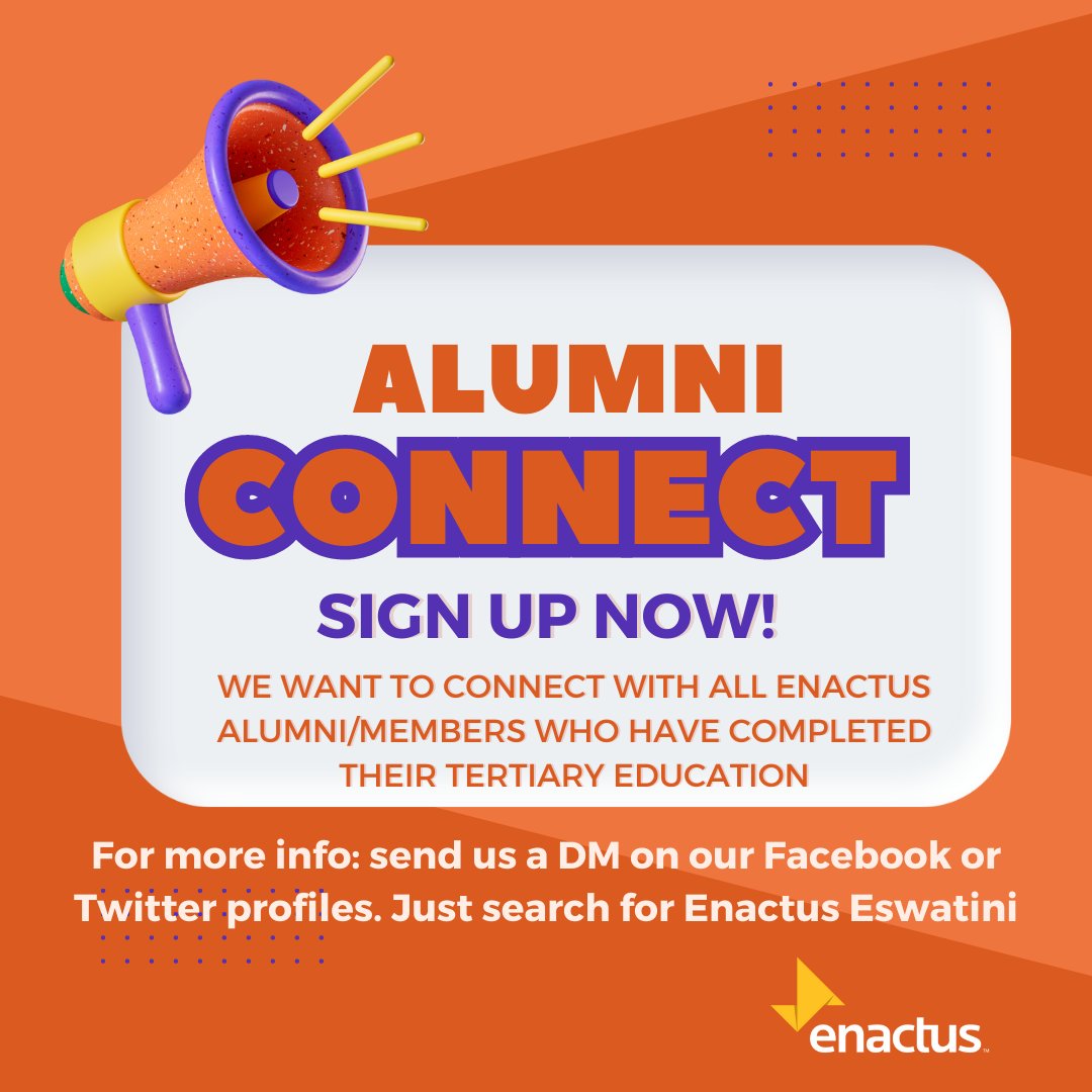 Calling ALL NextGen leaders who were part of the Enactus program during their varsity days. Whether you have just completed your tertiary education, graduated in 2012 or anywhere in-between, we are looking for YOU!
Connect with us by filling in this form: forms.gle/siC1KtW9sNLz9o…