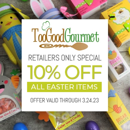 twistsalesinc's tweet photo. "Retailer’s Only 10% off all Easter Items"!
🐇 Offer Valid through 3/24/23 so order quick!!
Great prices and same-day or next-day shipment guaranteed!

@toogoodgourmet
@twistsales https://t.co/qg6Xgw1YK0