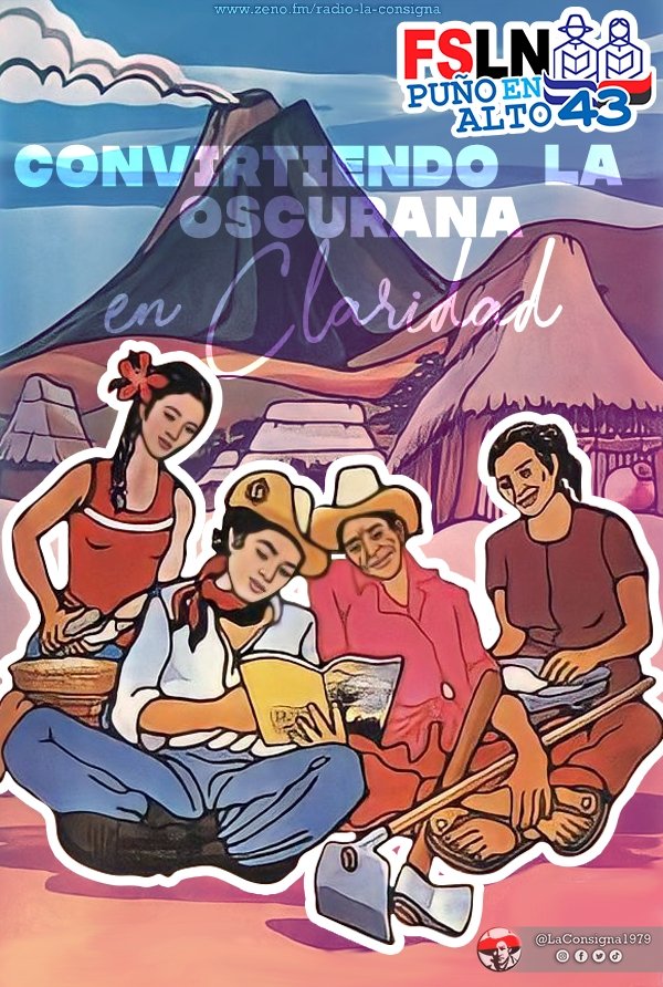 LaConsigna1979's tweet photo. En 1980, inició la Cruzada Nacional de Alfabetización, una de las grandes epopeyas educativas impulsadas por el F.S.L.N., tuvo como objetivo enseñar a leer y escribir a un pueblo que se vió sometido al analfabetismo durante los 40 años de la dictadura somocista
#FSLNPuñoEnAlto43 https://t.co/Iwde18aYbZ