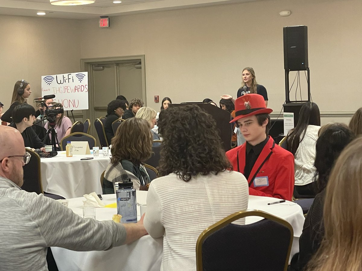 pammoran's tweet photo. The teens are in the house today for the @scl_va student leadership design institute - “think globally, act locally” to make a difference in school, community, the world #SLDTI #vaSCL https://t.co/MZdhsO5AT6