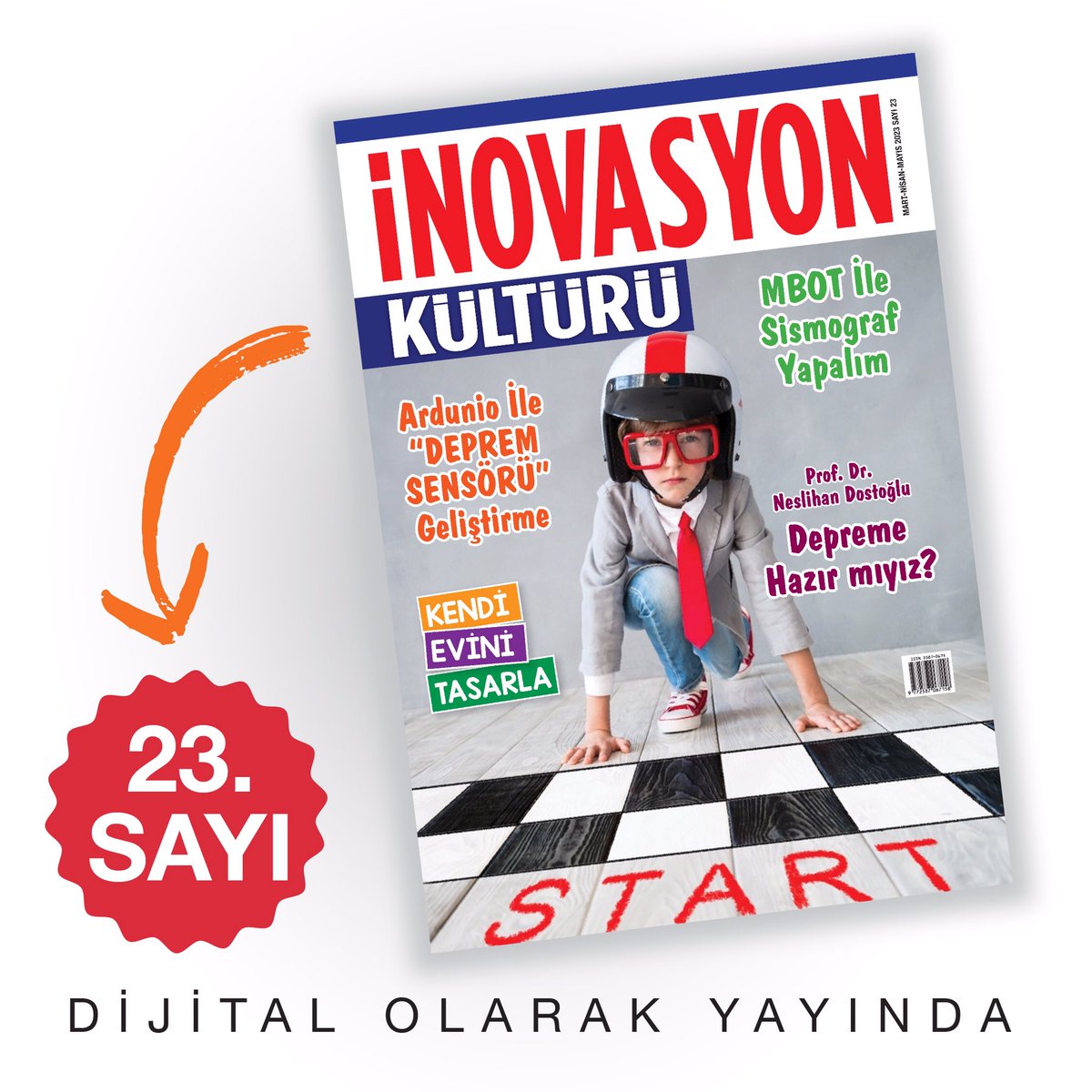 İnovasyon Kültürü Dergimizin 23. sayısı dijitalde yayınlandı! inovasyonkulturu.com
