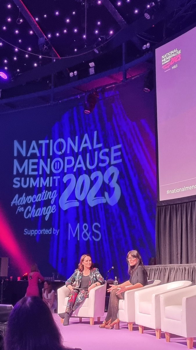 Keynote speaker Davina McCall refers to the menopause as 'the second spring' 🌸🌸 #nationalmenopausesummit