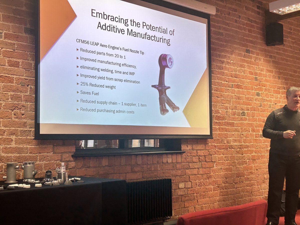 oli_johnson_'s tweet image. Protolabs Northern Europe Sales Director Steve Lewis-Brammer begins by speaking about how to embrace the potential of additive manufacturing

#3Dprinting #protolabs