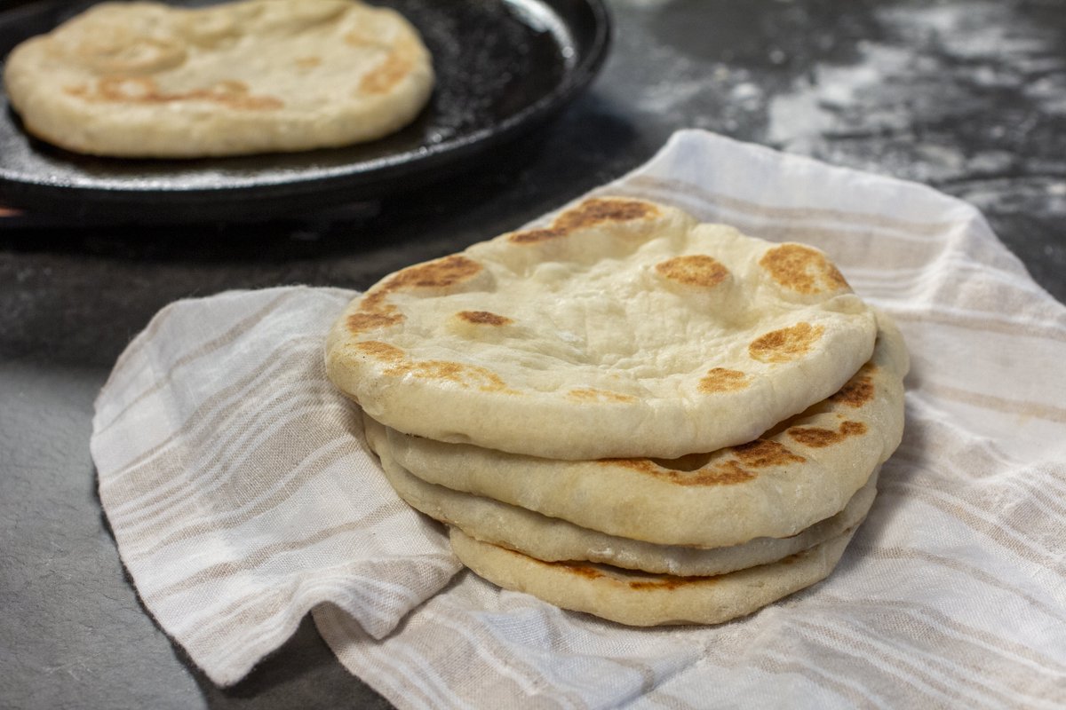 Have you ever tried to make pita at home? Check out the recipe here: bit.ly/3KFSJ6G