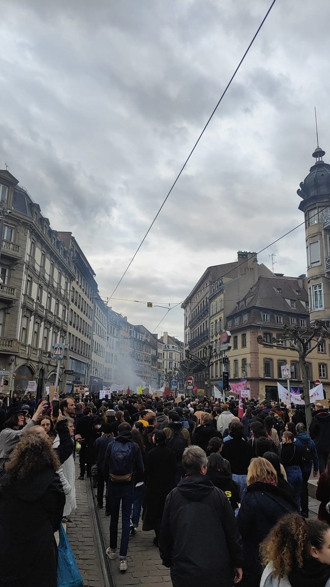 🔥Strasbourg plus mobilisée que jamais ! 🔥
Contre Macron, ses réformes, sa milice en uniforme et ses sbires à la tête de nos Universités : démission !