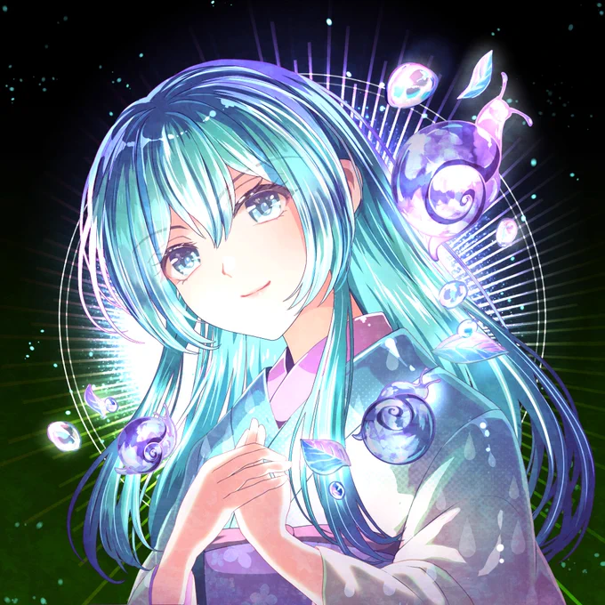新作～～～～～!雷ちゃんと雨ちゃんです雷ちゃんはバチバチ髪が静電気っぽく雨ちゃんはトゥルンッとした感じですあと、もうちょっと用意している子もいるのですが、また後日!#newnnf 