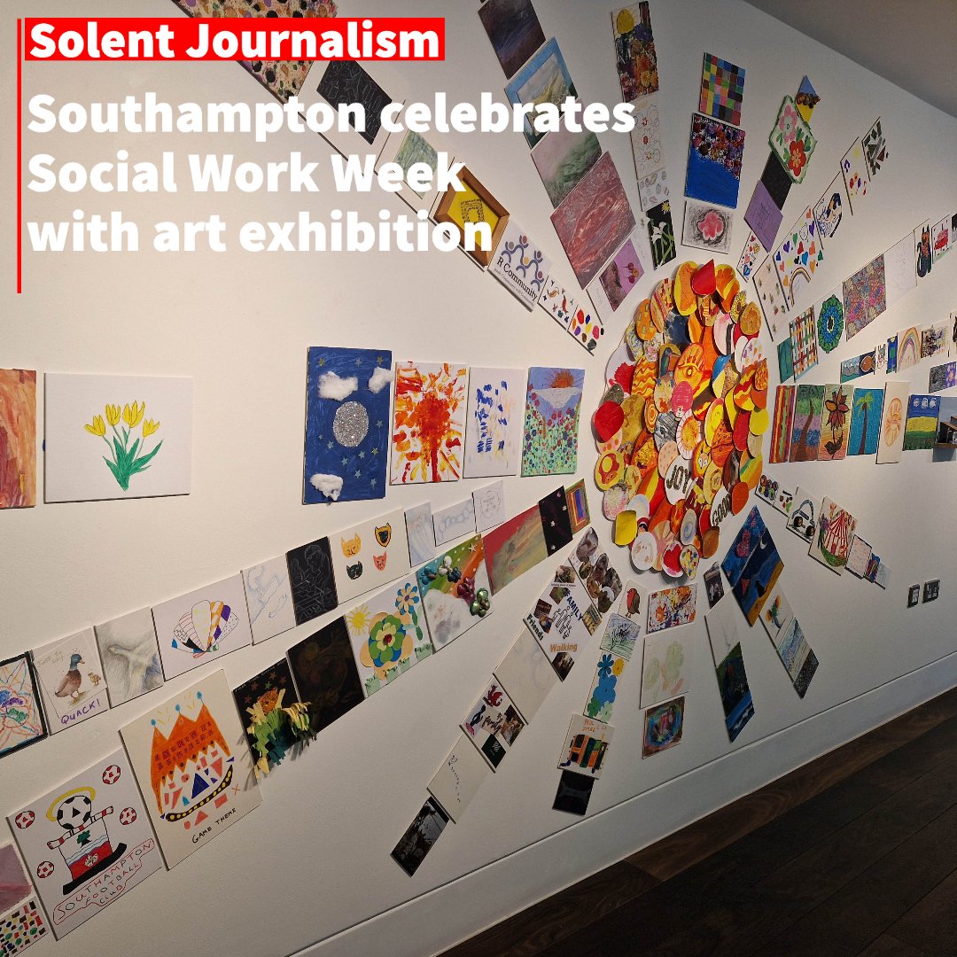 Solent Journalism (@solentjou) on Twitter photo A new art exhibit, ‘What Does Working Together Create’, has been launched to mark Social Work Week.
Read more here: solentjournalism.co.uk/southampton-ce…
Story by <a href="/phoebebutler02/">Phoebe Butler</a> A new art exhibit, ‘What Does Working Together Create’, has been launched to mark Social Work Week.
Read more here: solentjournalism.co.uk/southampton-ce…
Story by <a href="/phoebebutler02/">Phoebe Butler</a>