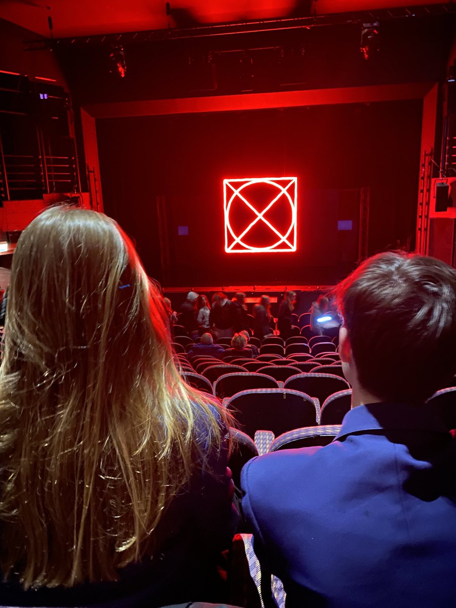 Awesome & excited students from TGS and Twynham School at ⁦the wonderful ⁦@LighthousePoole⁩ to see Noughts & Crosses! #GCSEDrama