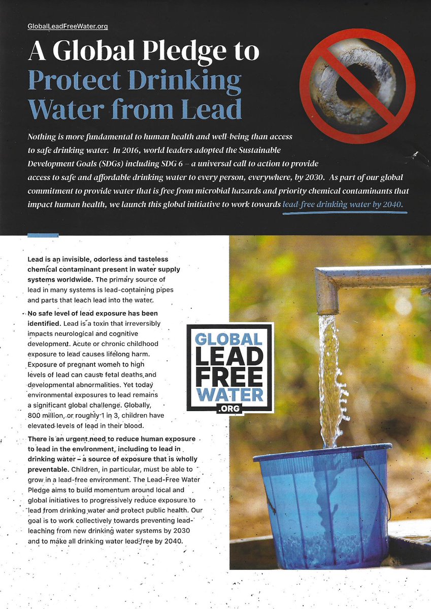 arelkhattabi's tweet photo. Join me in attending a session on building momentum around a viable &amp; critical initiative to reduce #lead in #drinkingwater around the globe organized by @UNC_Water_Inst!

11am ET, CR 8 or virtual: https://t.co/HfSDQLEsg8

#sdg6 #WaterQuality @UN_Water #UN2023WaterConference https://t.co/IItfi6zWQX