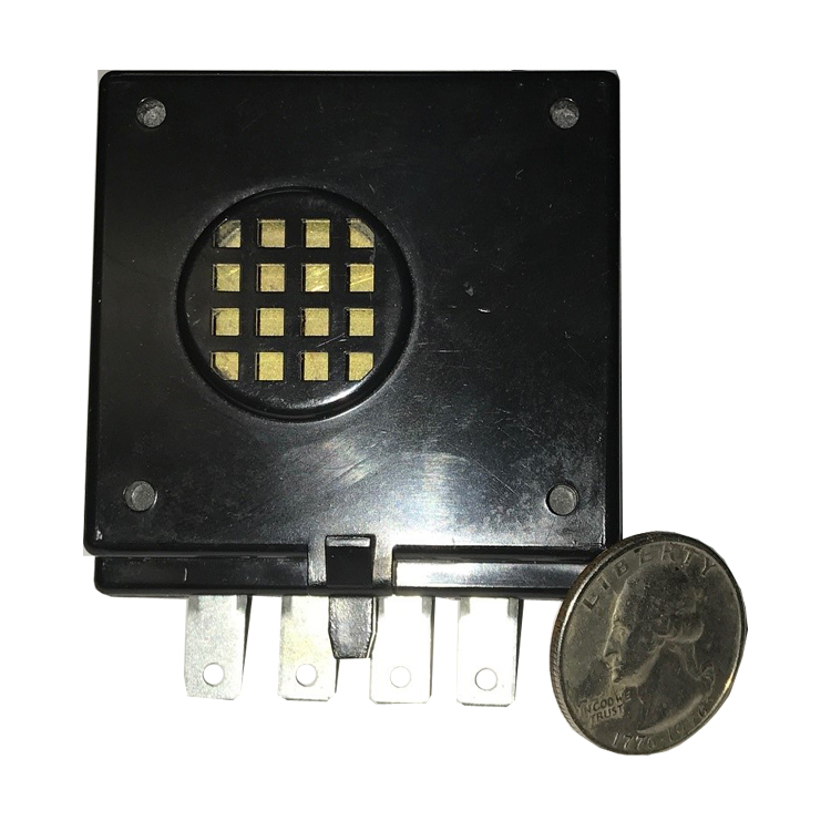 In 1974, Mallory manufactured a piezo seat-belt alarm that GM used in several #Buick models. This is the only Mallory alarm designed into a car application. 49 yrs later, the #alarm still works &amp; emits a pulsing sound. On a GM surplus website, a similar alarm is listed for $95.