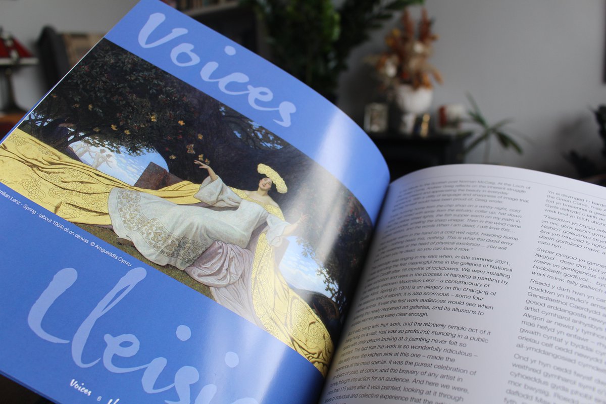 Received my copy of ‘Voices/Lleisiau’ last week and it’s such a stunning collection of contemporary Welsh art – very grateful to have been asked to contribute a poem in response to <a href="/HafWeighton/">haf weighton</a>’s ‘Growing on Green Lanes’. DM <a href="/TheDrawingEye/">Nichola Hope RCA</a> to order a copy – proceeds to <a href="/Velindre/">Velindre Cancer Centre Fundraising</a>.