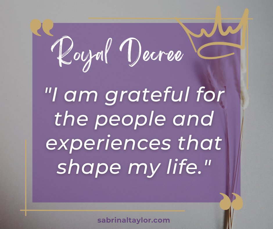 TheMPACTLife's tweet image. #BusinessMindset
"I am grateful for the people and experiences that shape my life."