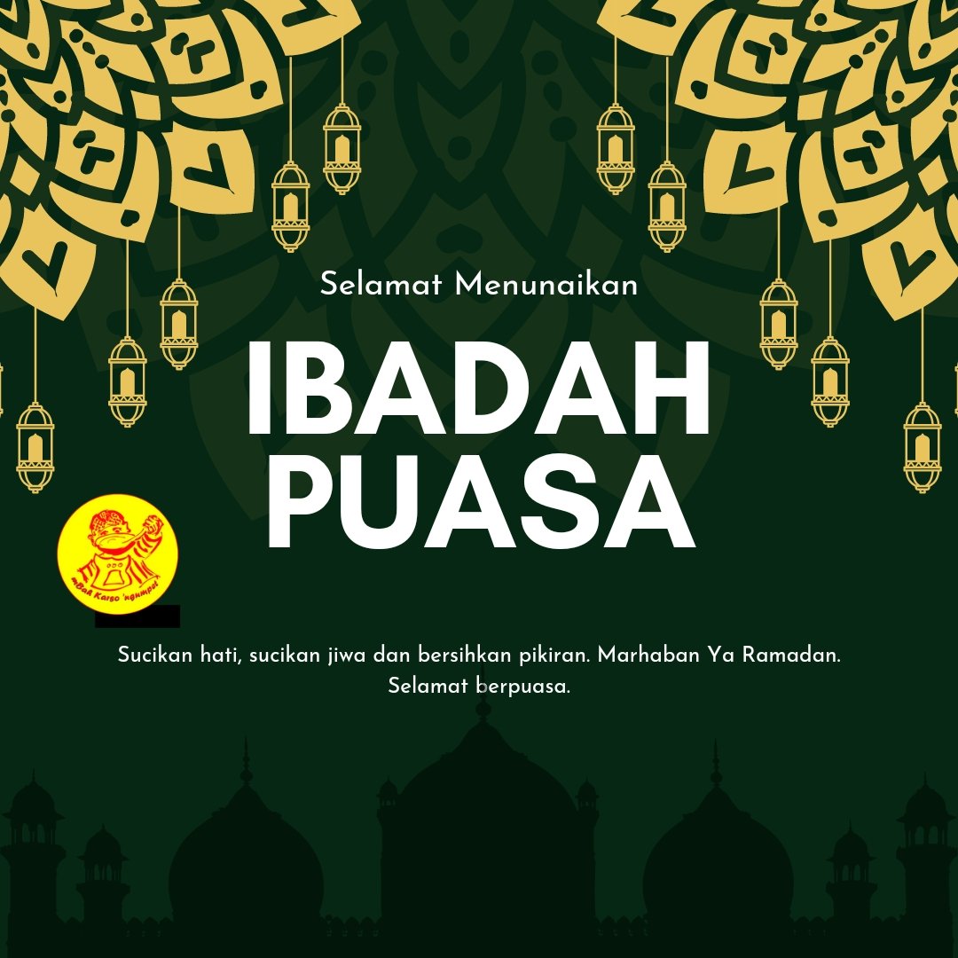 Kami mengucapkan : Selamat Menunaikan Ibadah Puasa bulan suci Ramadhan bagi umat Islam, Marhaban ya Ramadhan 🙏