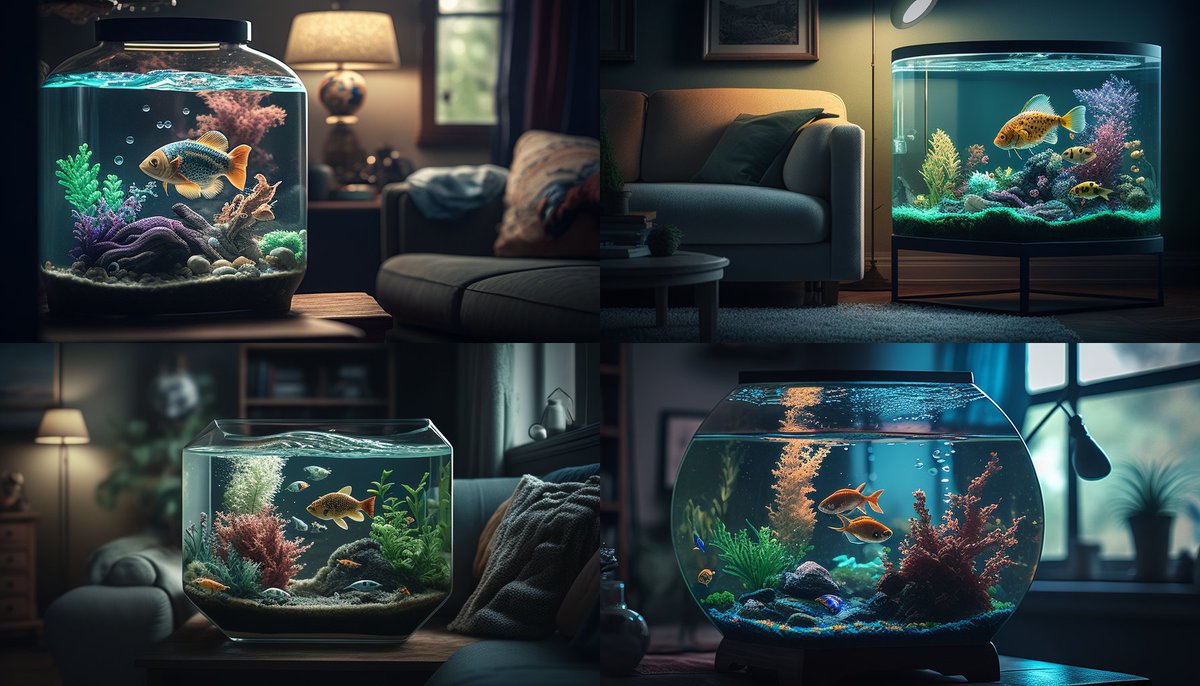 Midjourneys idea of an Aquarium is making me want to  jump straight into the hobby again.

#MidJourney #aquarium
