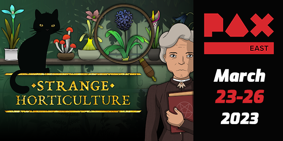Today is the first day of PAX East! If you are at the convention, come check us out at Booth #13109 and get an exclusive firsthand look at the game! 😉 If you aren't here, the demo for the game is now up and live on Steam, try it out! 🥀🌱