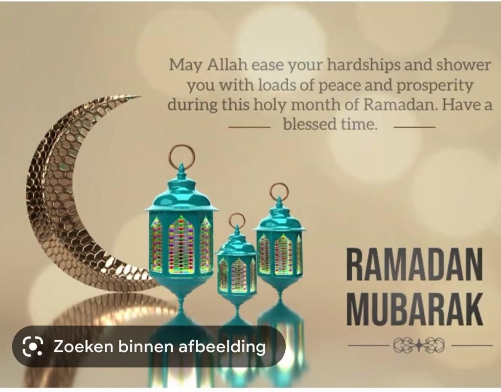Ramadan Mubarak to all Muslims around the world. @PennineCareNHS @sophiecoxonx @NHSMuslimNet