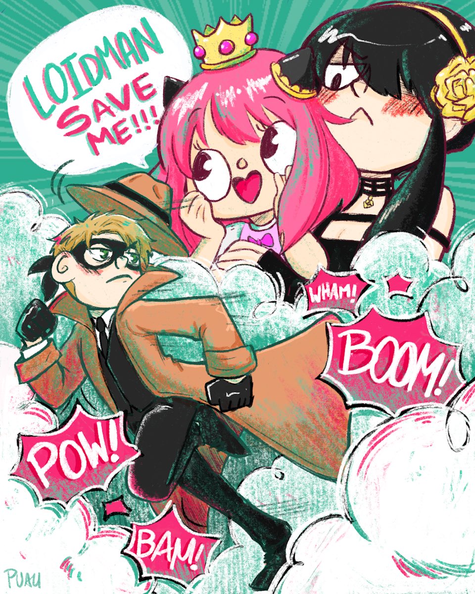 Puali_'s tweet photo. Loidman, save me!! #SPY_FAMILY #spyxfamilly https://t.co/4290EIn3aQ