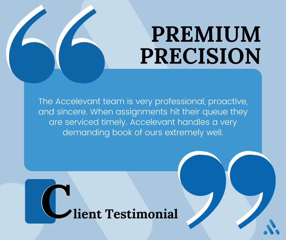 AccelevantPA's tweet photo. Thank you for the kind words! Accelevant PA works around the clock to provide our clients with #premiumprecision and timely audits.

#customerservice #dedication #audit #premium #testimonial #precision #clientsuccess #positiveexperience #missionstatement #teamwork https://t.co/w6pM4dUy3G