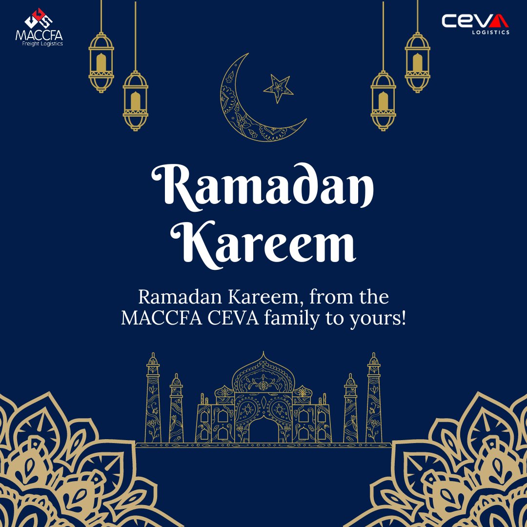 #Ramadan Kareem!
From the MACCFA CEVA family to yours 🌙