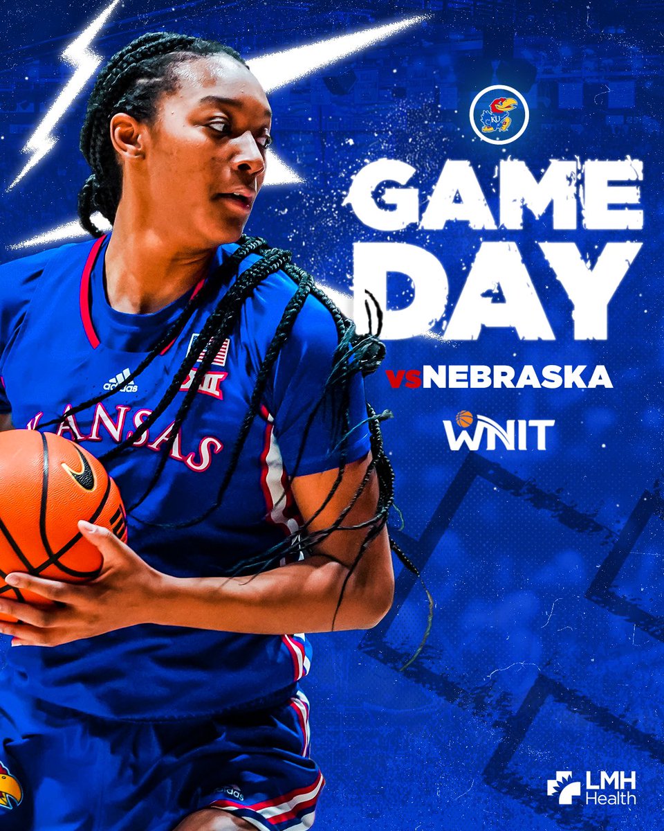 WNIT ➡️ Super 16

👉 Nebraska
📍 Allen Fieldhouse 
⏰ 6:30 PM CT
📺 BIG 12 NOW